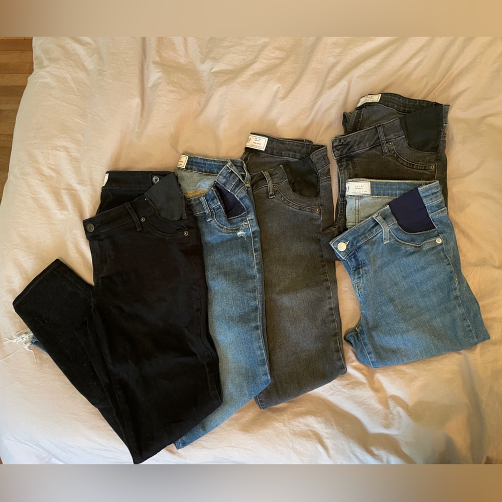 GAP Maternity, Inset Panel Jeans, Lot